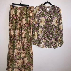 Morris & Co x H&M Pant and Blouse Set Pants (8) Blouse (4)